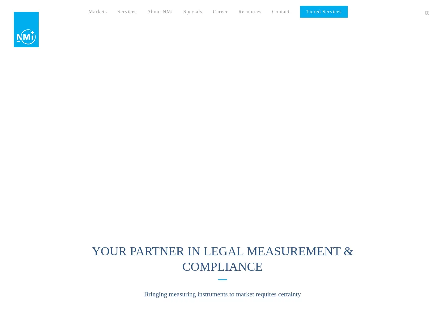 Captured homepage of nmi.nl in the current scan
