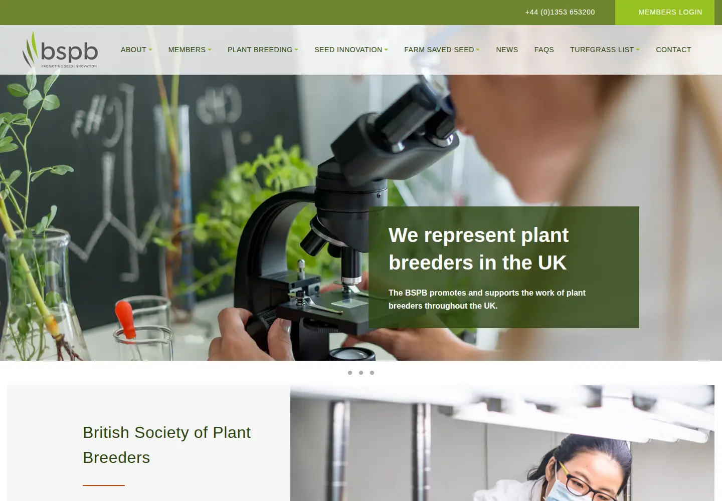 Screenshot of bspb.co.uk