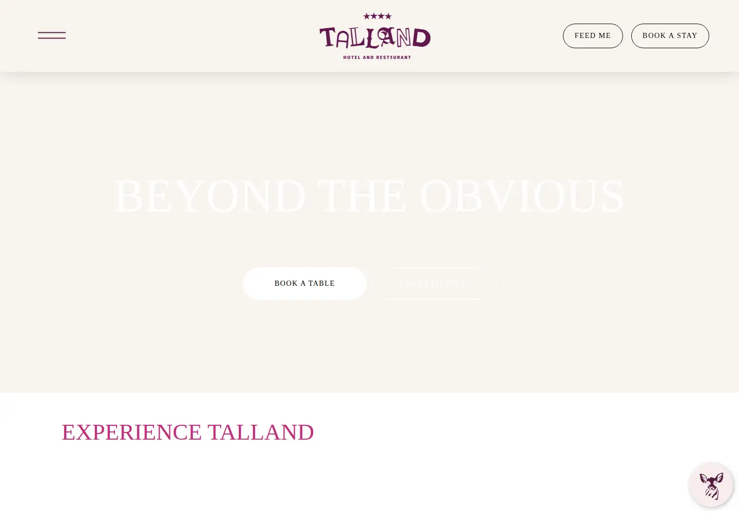 Screenshot of tallandbayhotel.co.uk