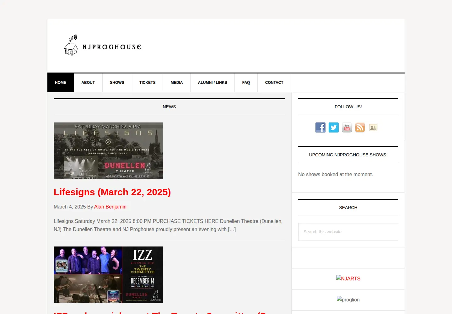 Screenshot of njproghouse.com
