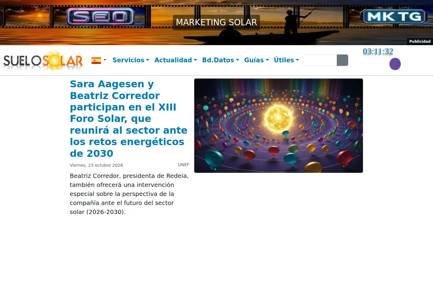 Screenshot of suelosolar.es