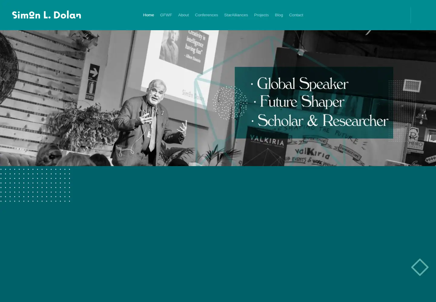 Screenshot of simondolan.com