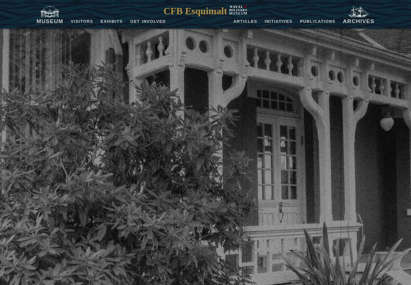 Captured homepage of navalandmilitarymuseum.org in the current scan
