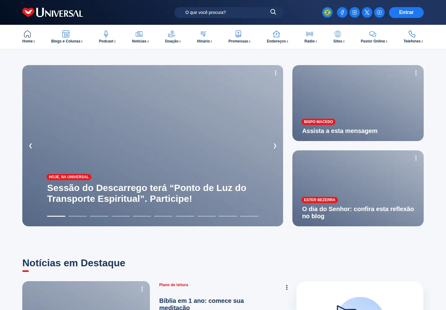 Screenshot of universal.org