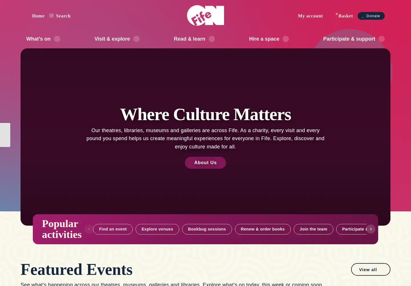 Screenshot of onfife.com