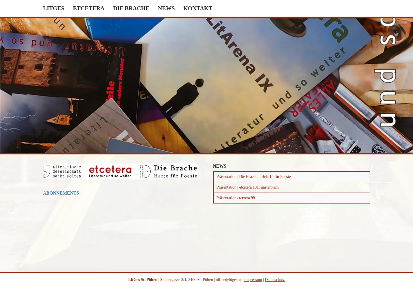 Screenshot of litges.at