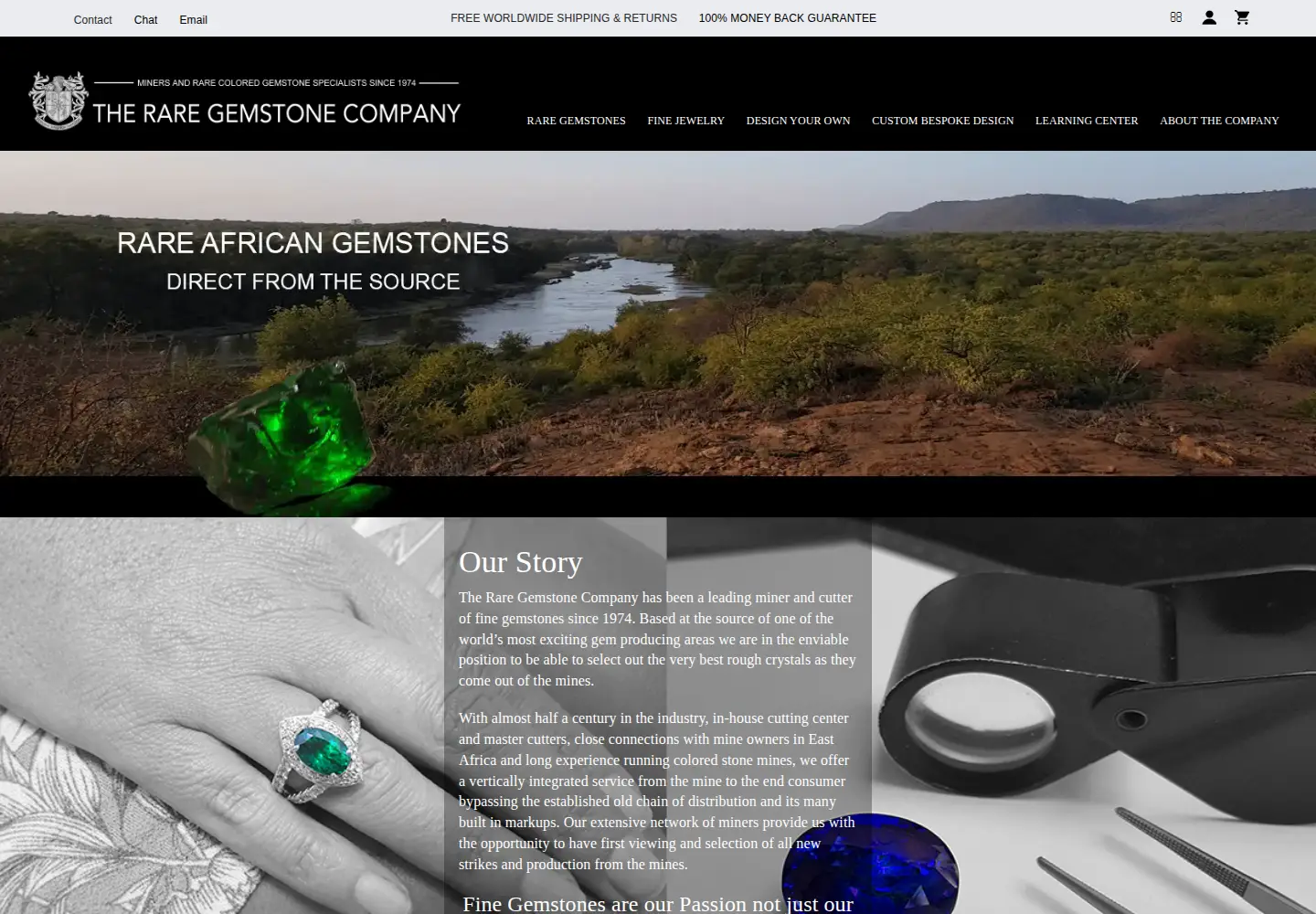 Screenshot of lapigems.com