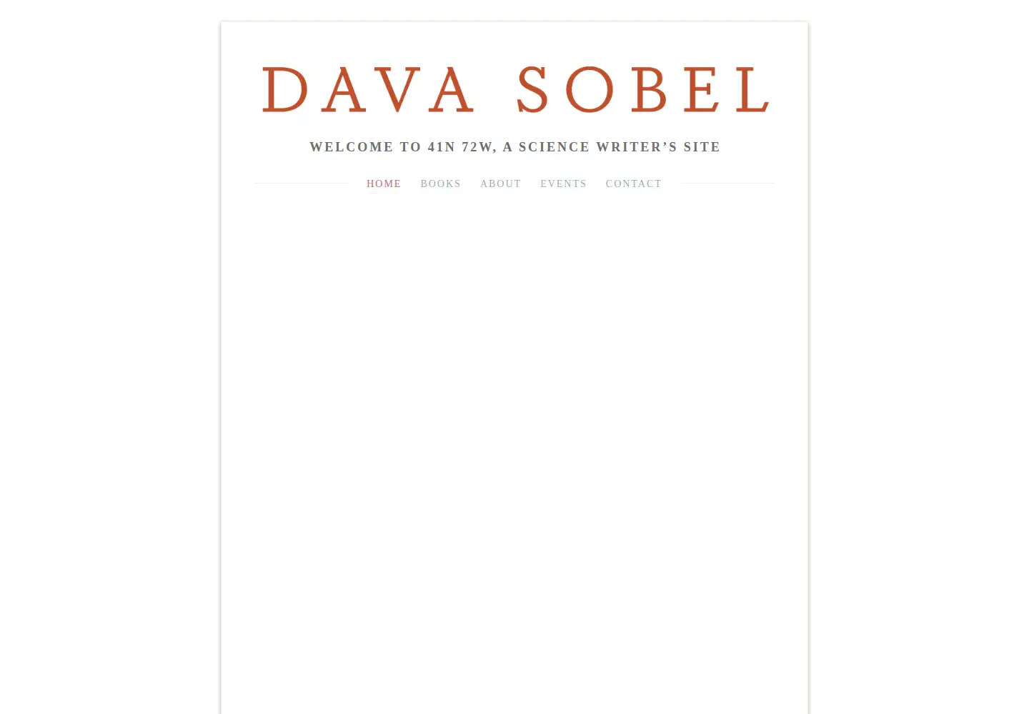 Screenshot of davasobel.com