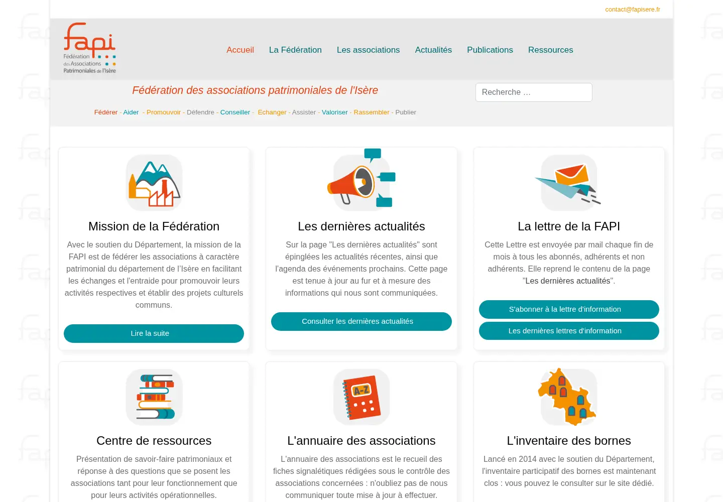 Screenshot of fapisere.fr
