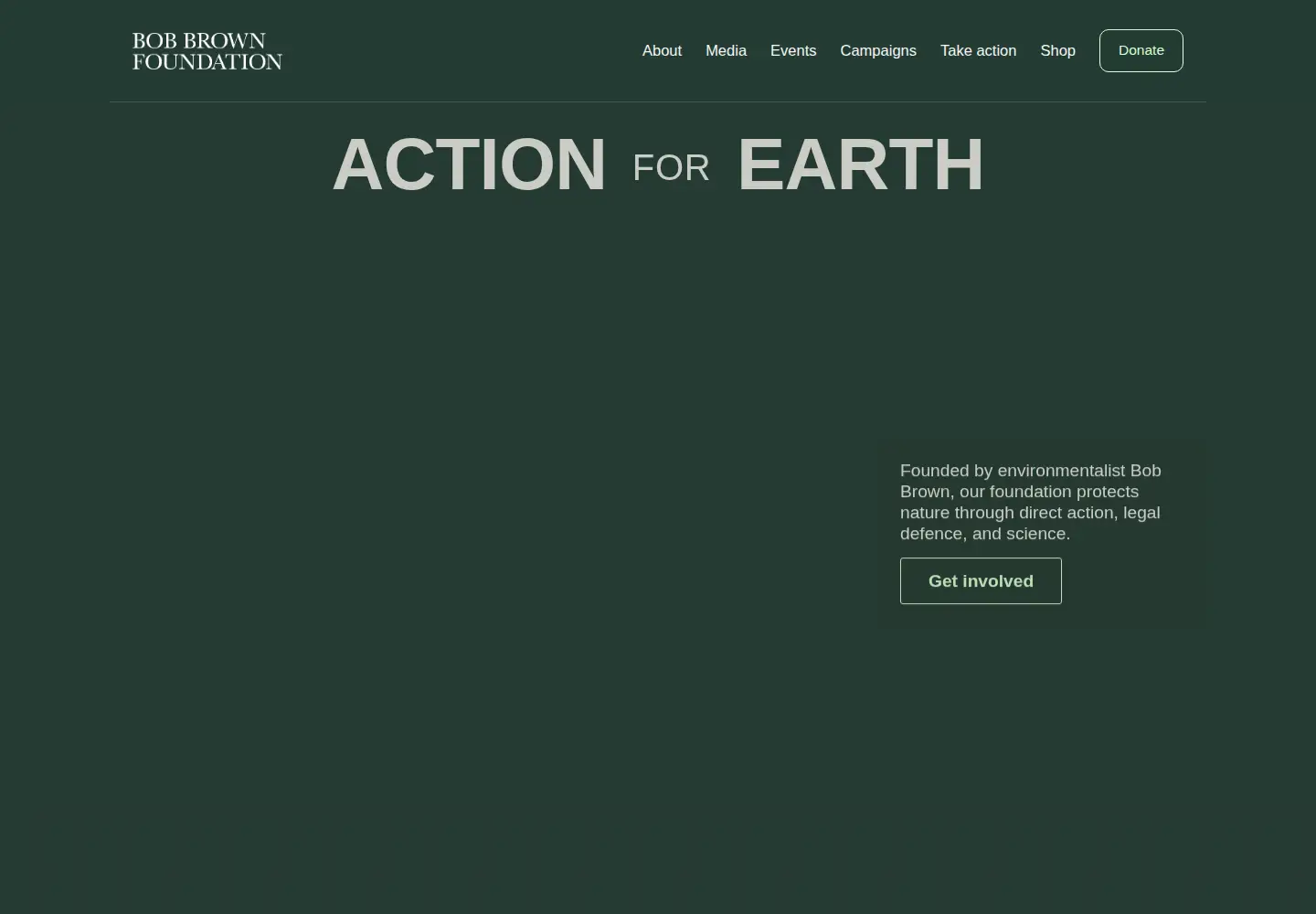 Screenshot of bobbrown.org.au