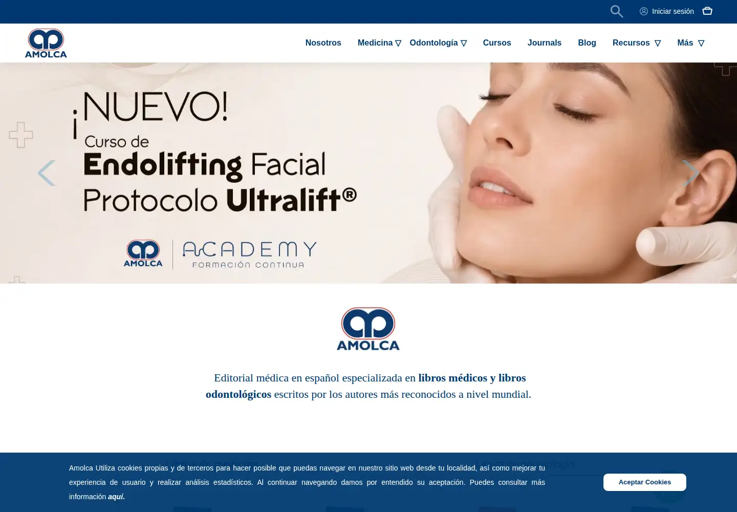 Screenshot of amolca.com