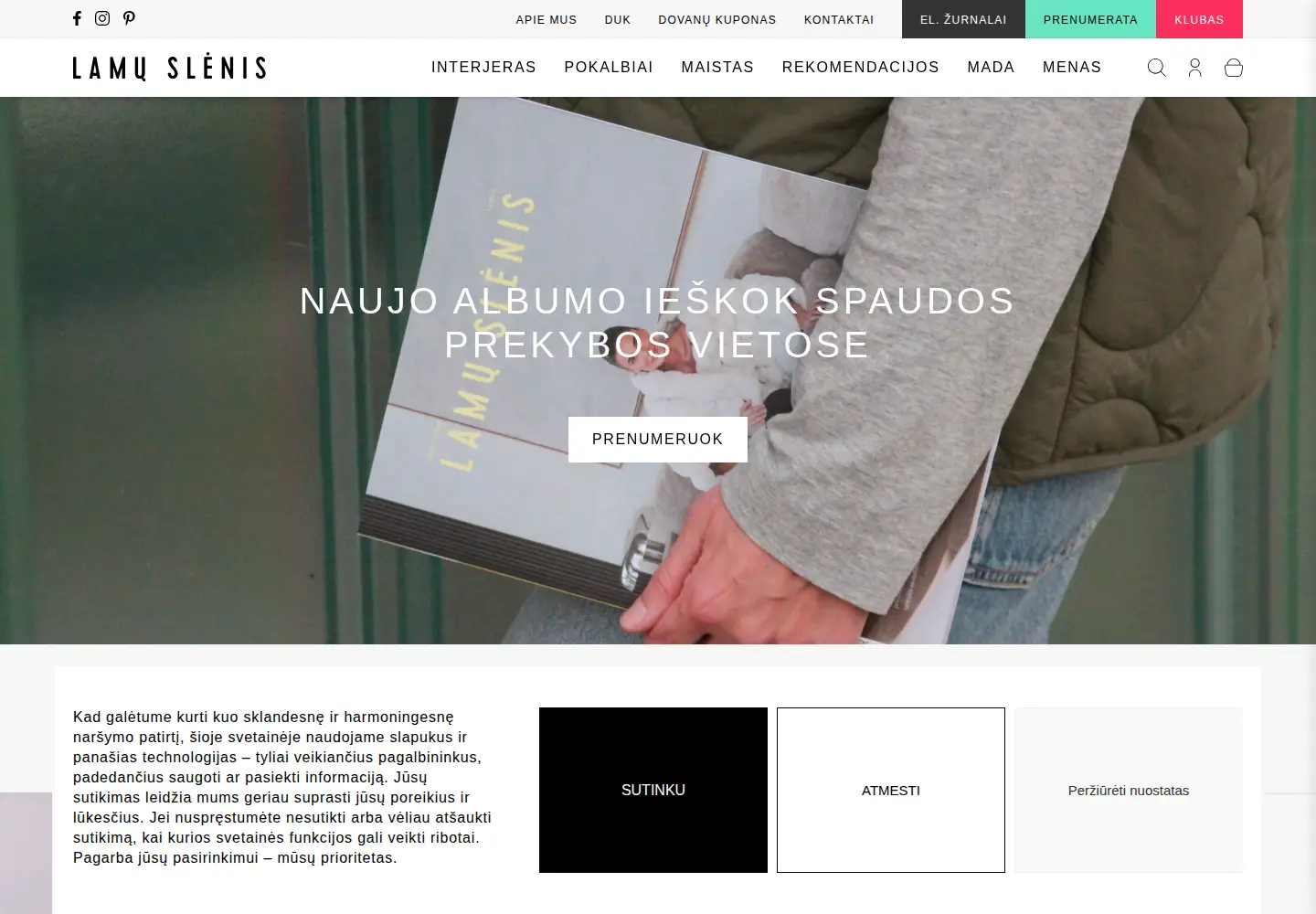 Screenshot of lamuslenis.lt