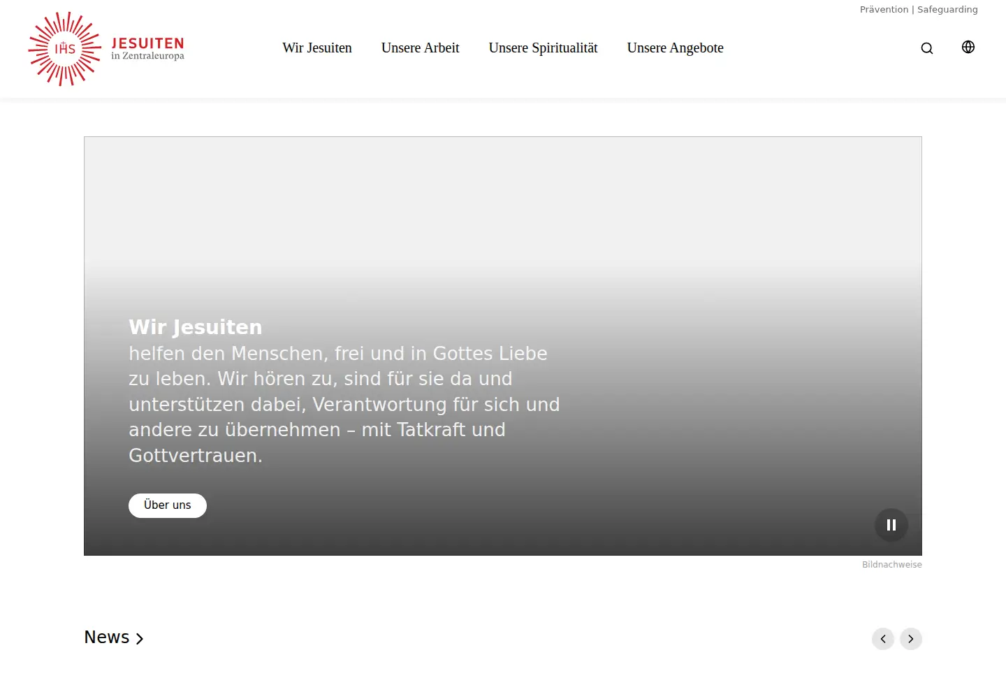 Screenshot of jesuiten.org
