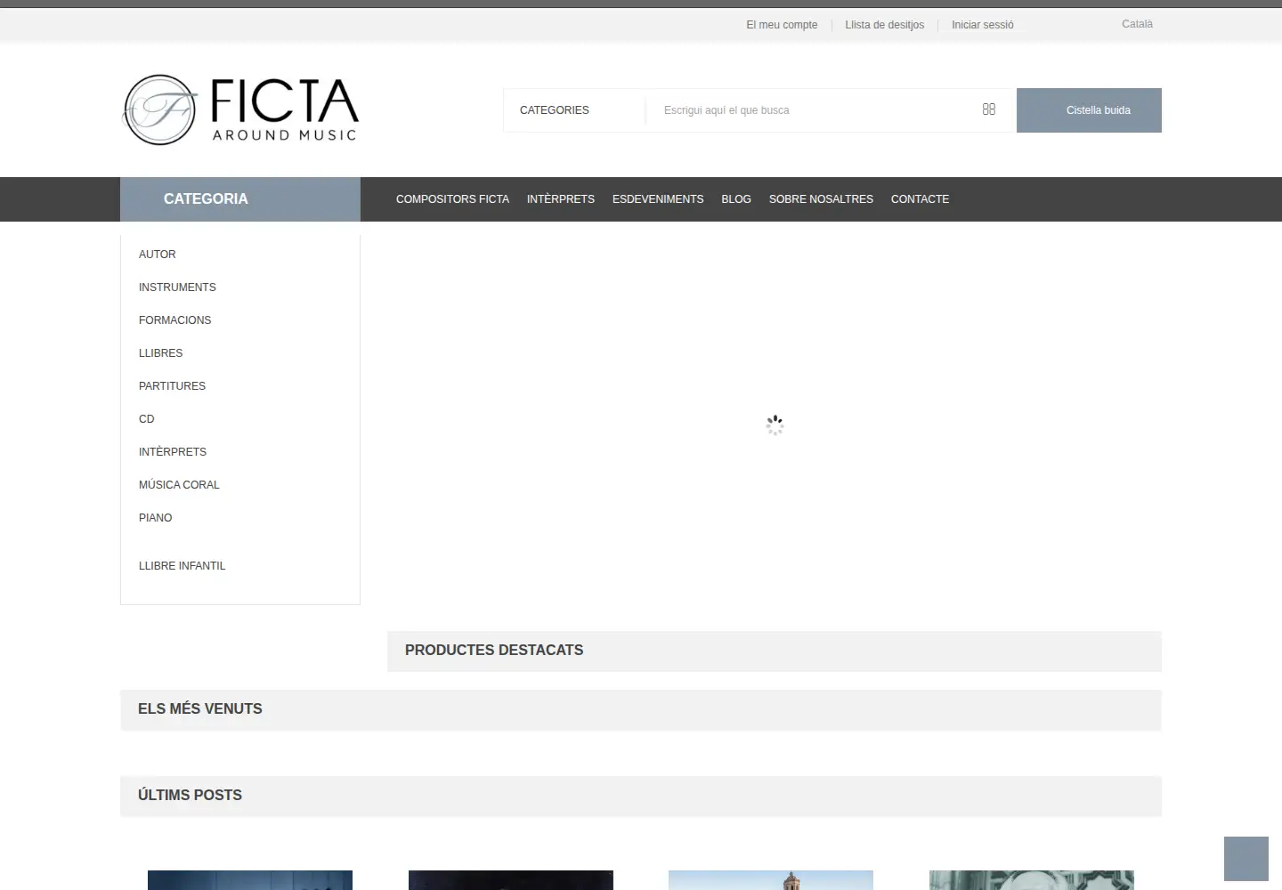 Screenshot of ficta.cat