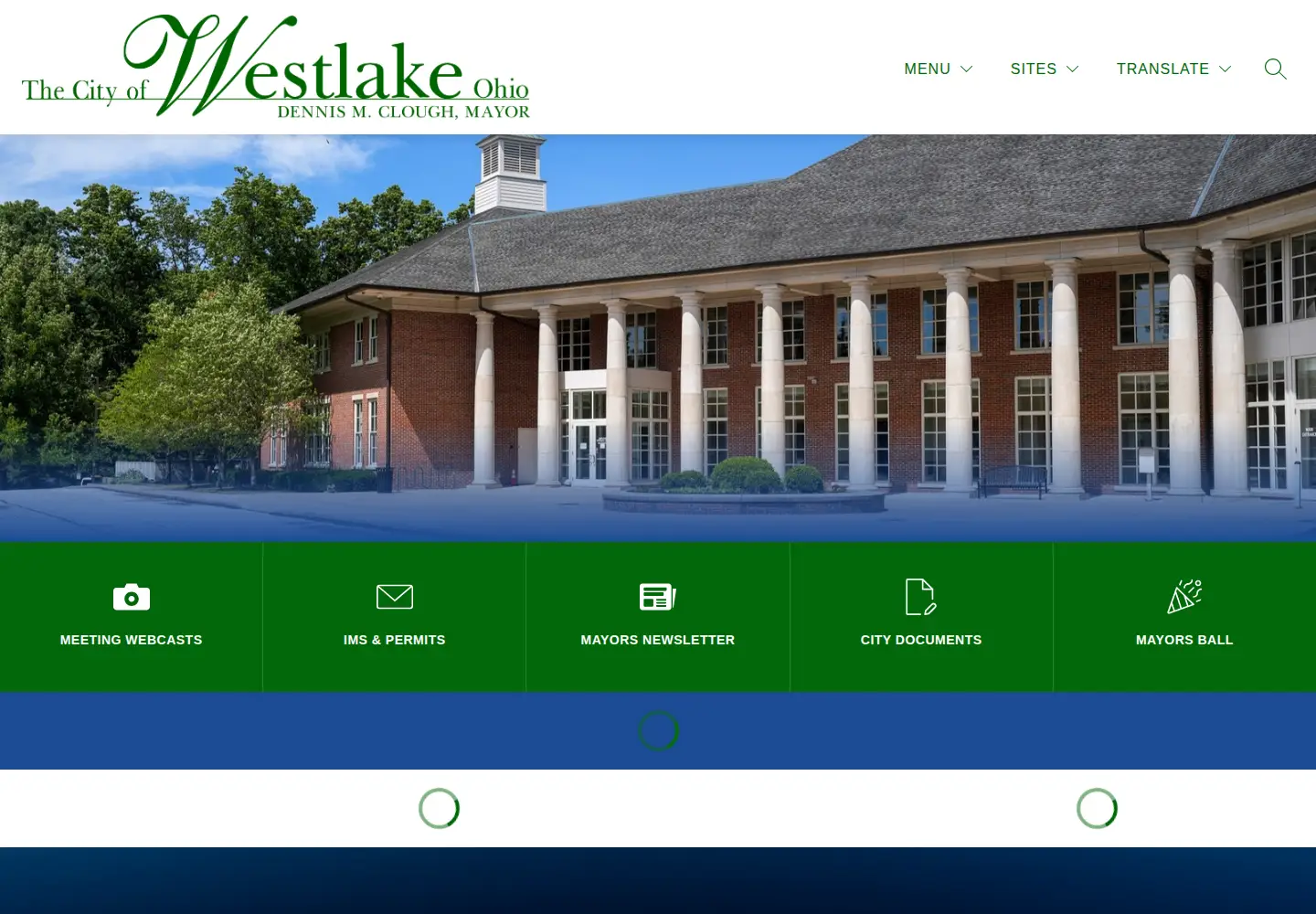 Screenshot of cityofwestlake.org