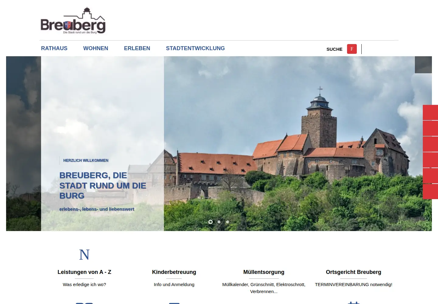 Screenshot of breuberg.de