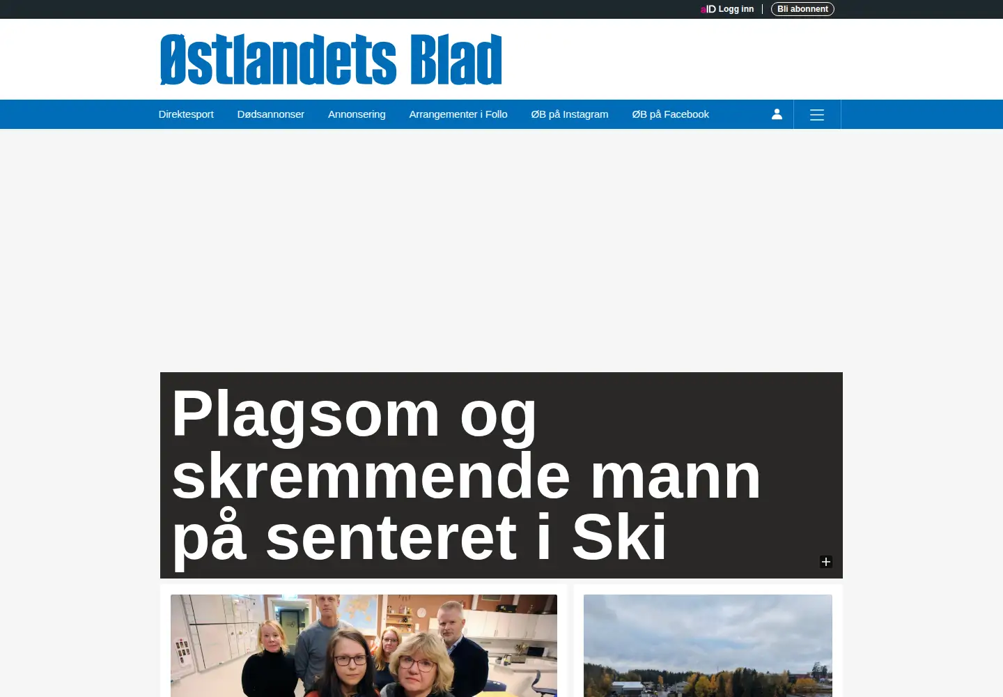 Screenshot of oblad.no