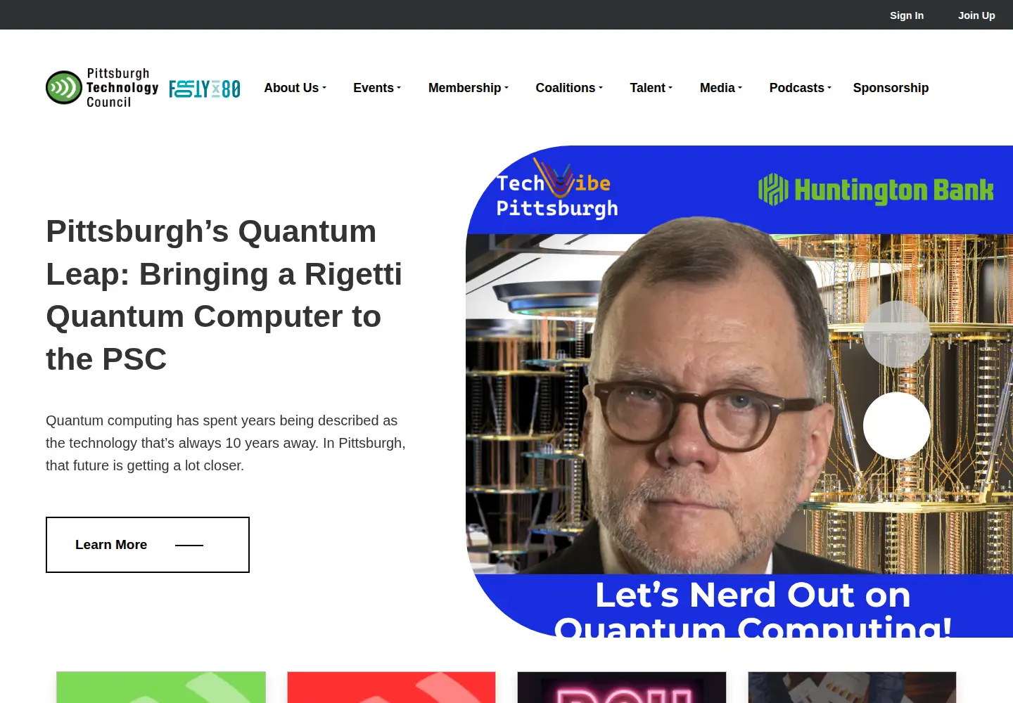 Screenshot of pghtech.org