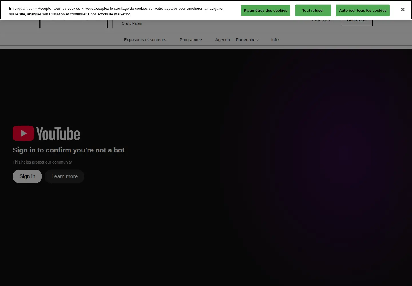 Screenshot of fiac.com