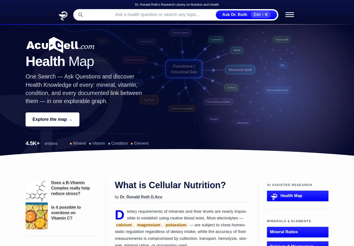 Screenshot of acu-cell.com