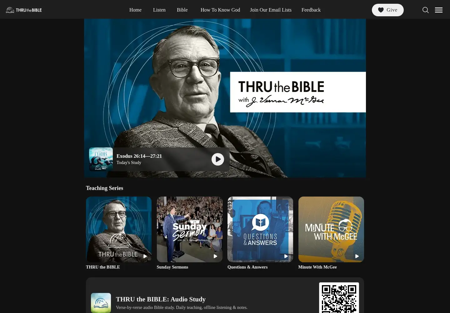 Captured homepage of ttb.org in the current scan
