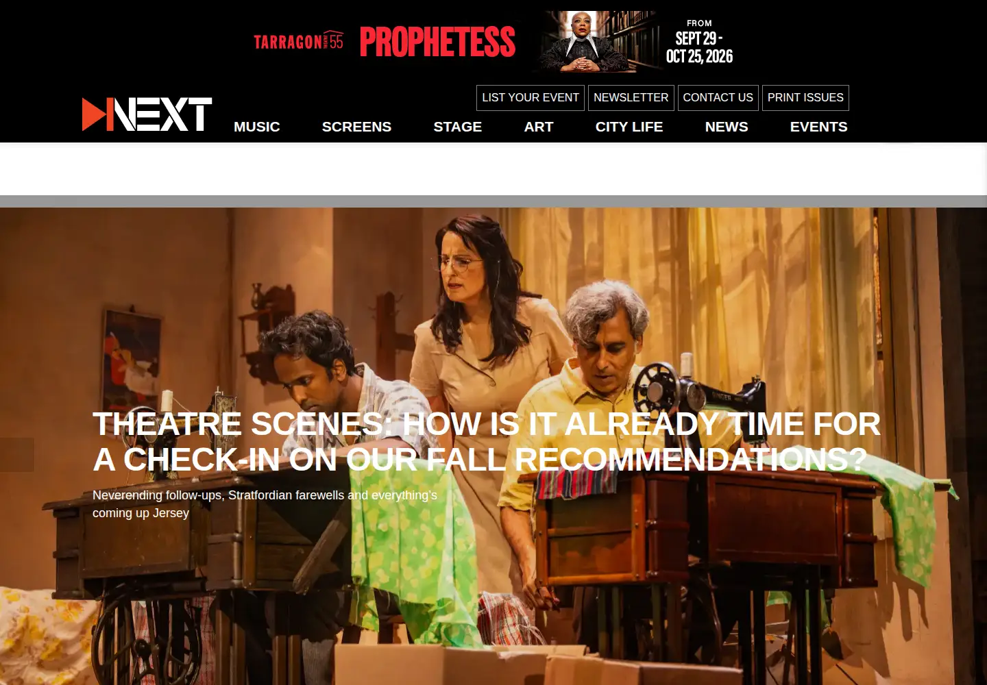 Screenshot of nextmag.ca