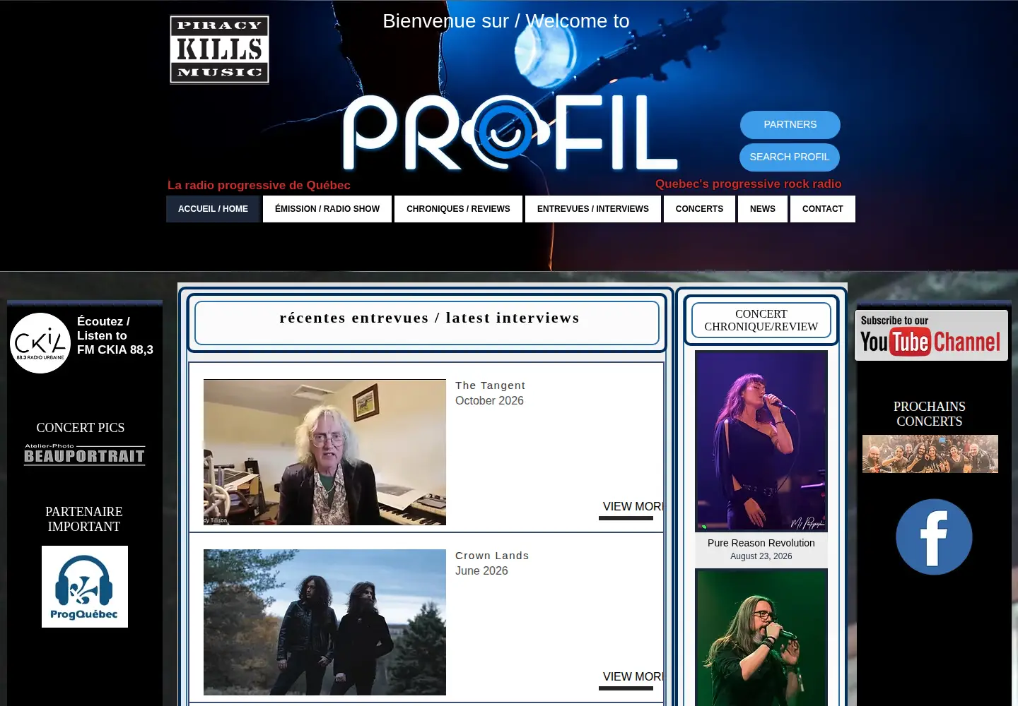 Screenshot of profilprog.com