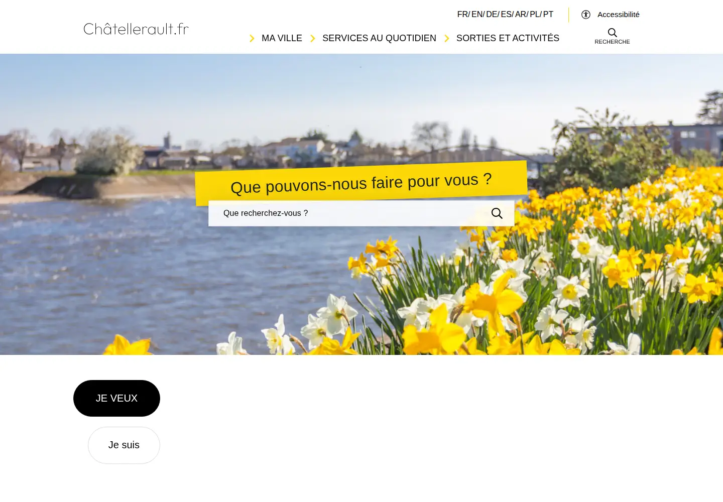 Screenshot of ville-chatellerault.fr