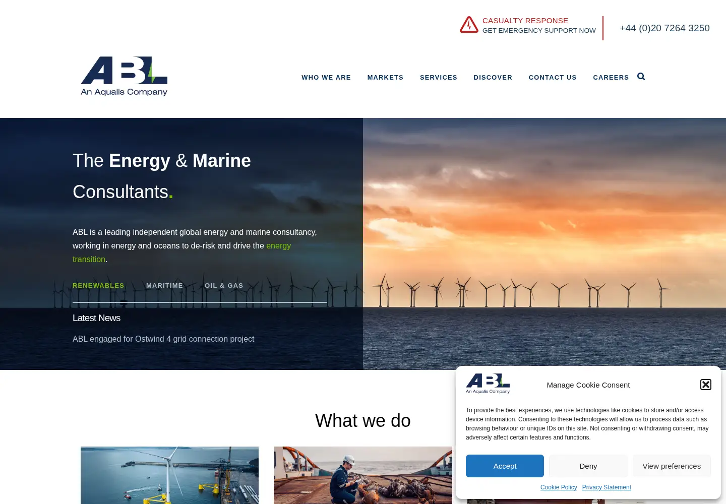 Screenshot of abl-group.com