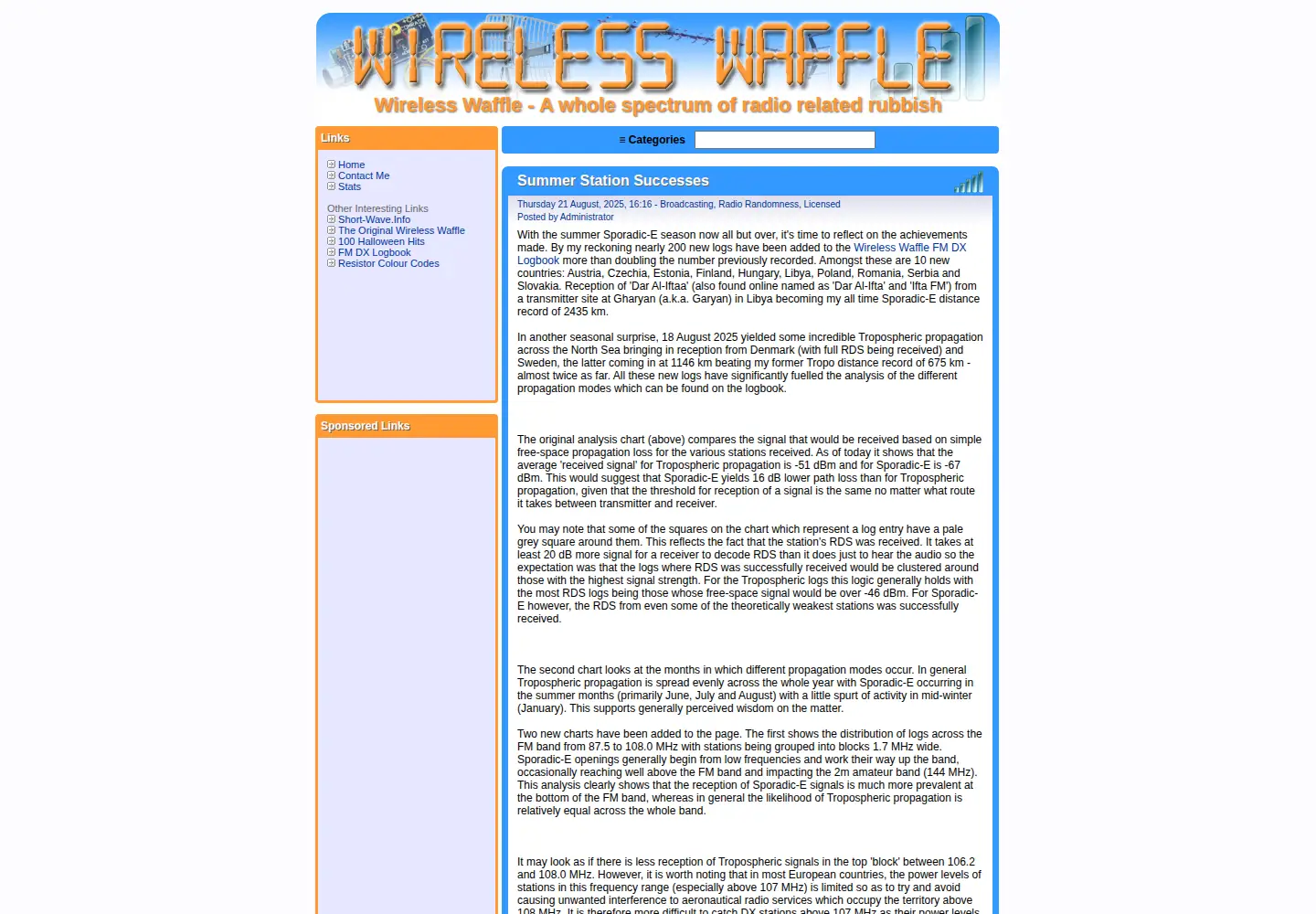 Screenshot of wirelesswaffle.com