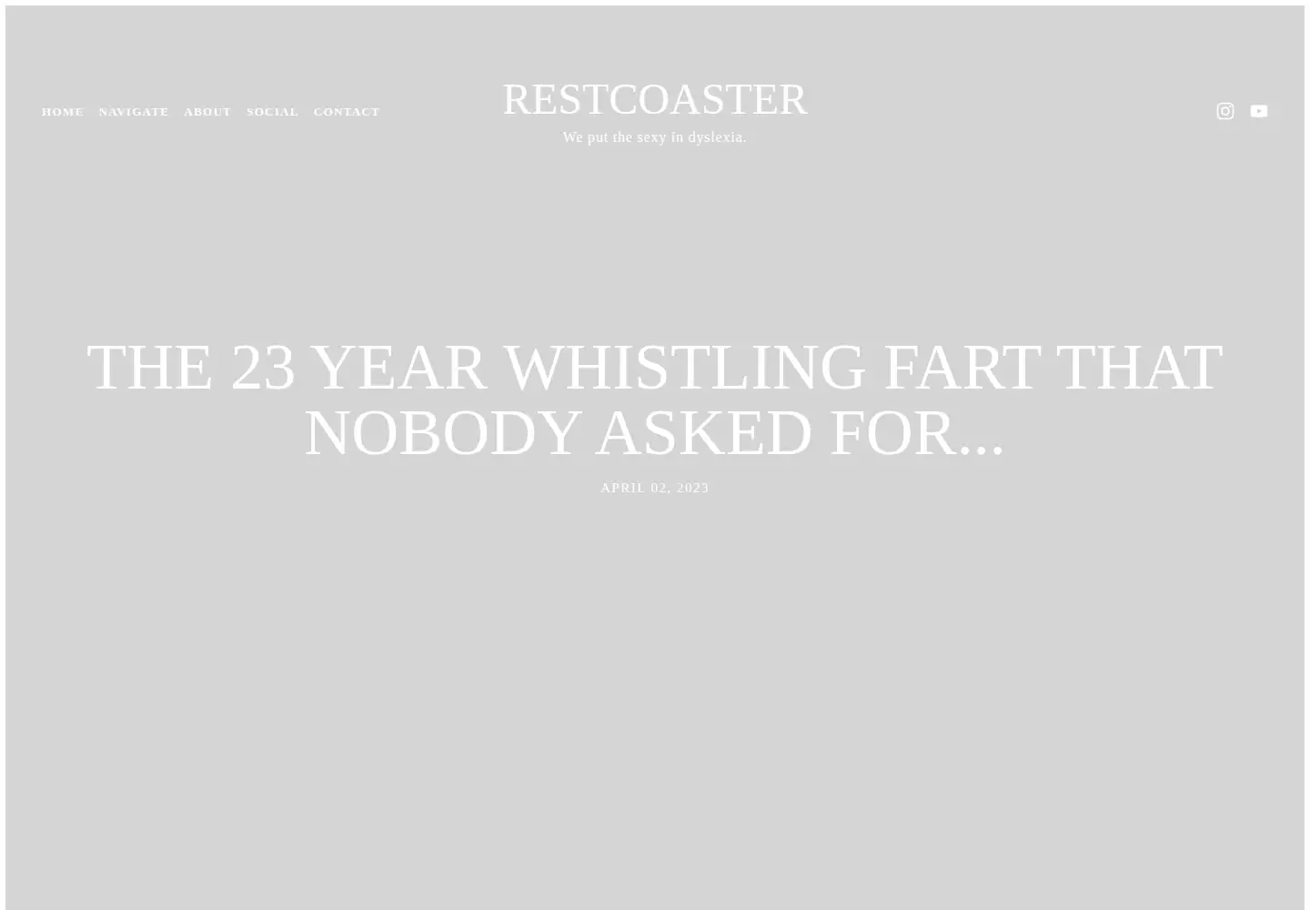 Captured homepage of westcoaster.net in the current scan
