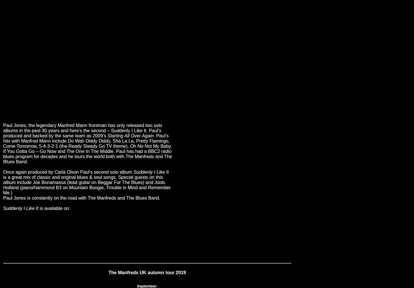 Screenshot of pauljones.eu