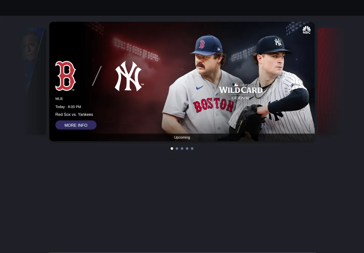 Screenshot of nbc.com