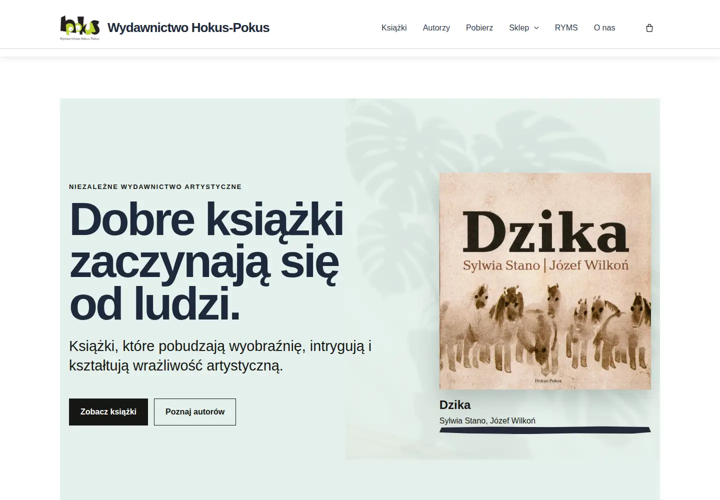 Screenshot of hokus-pokus.pl