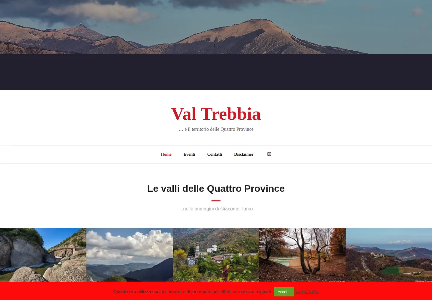 Screenshot of altavaltrebbia.net
