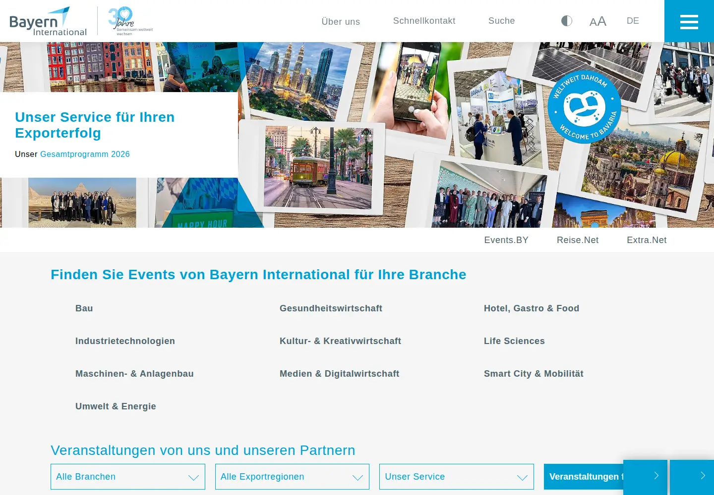 Screenshot of bayern-international.de