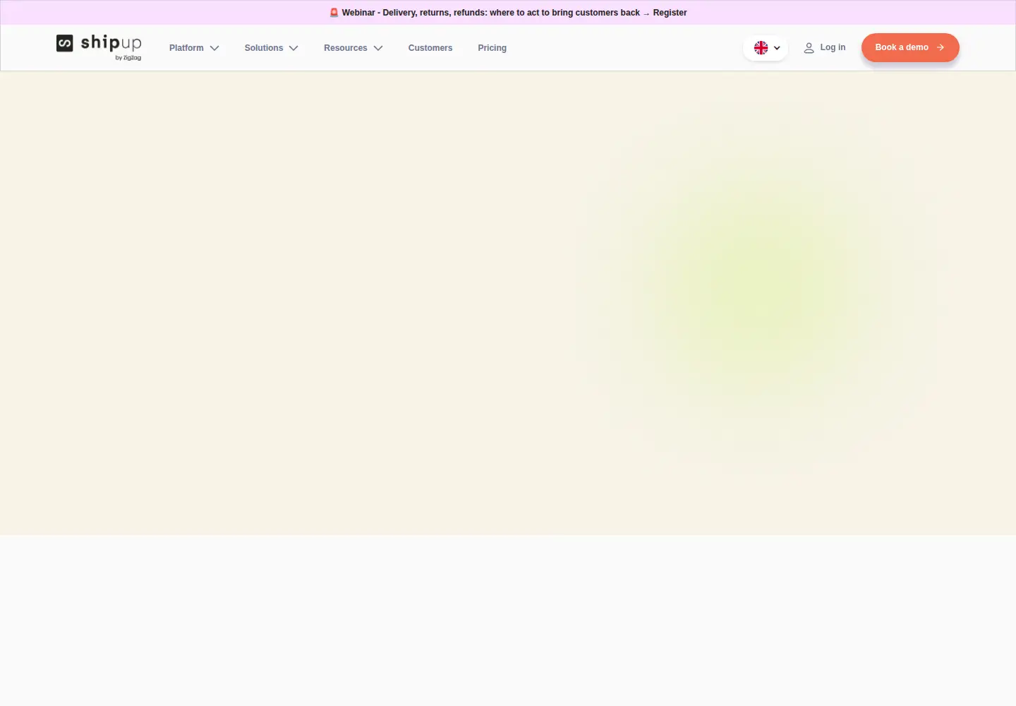 Screenshot of shipup.co