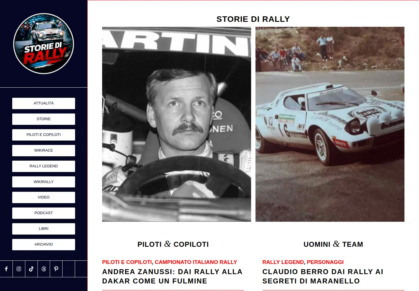 Screenshot of storiedirally.it