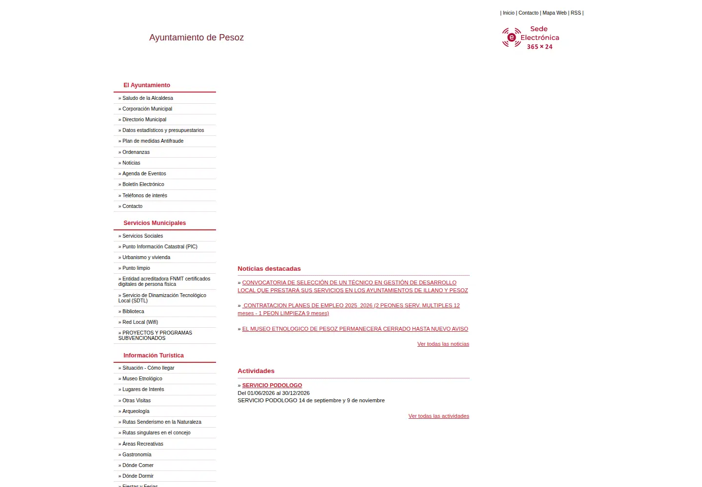 Screenshot of pesoz.es