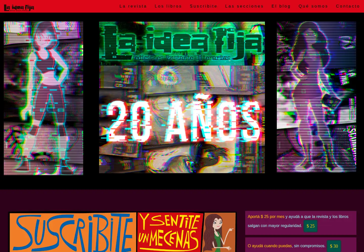 Screenshot of laideafija.com.ar