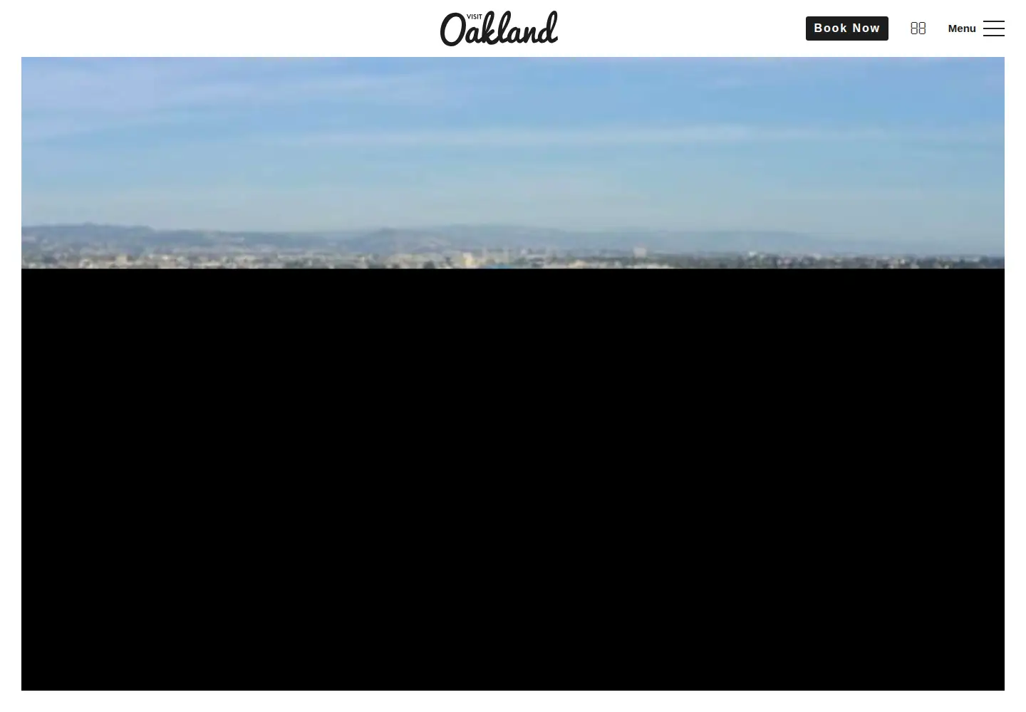 Screenshot of visitoakland.org