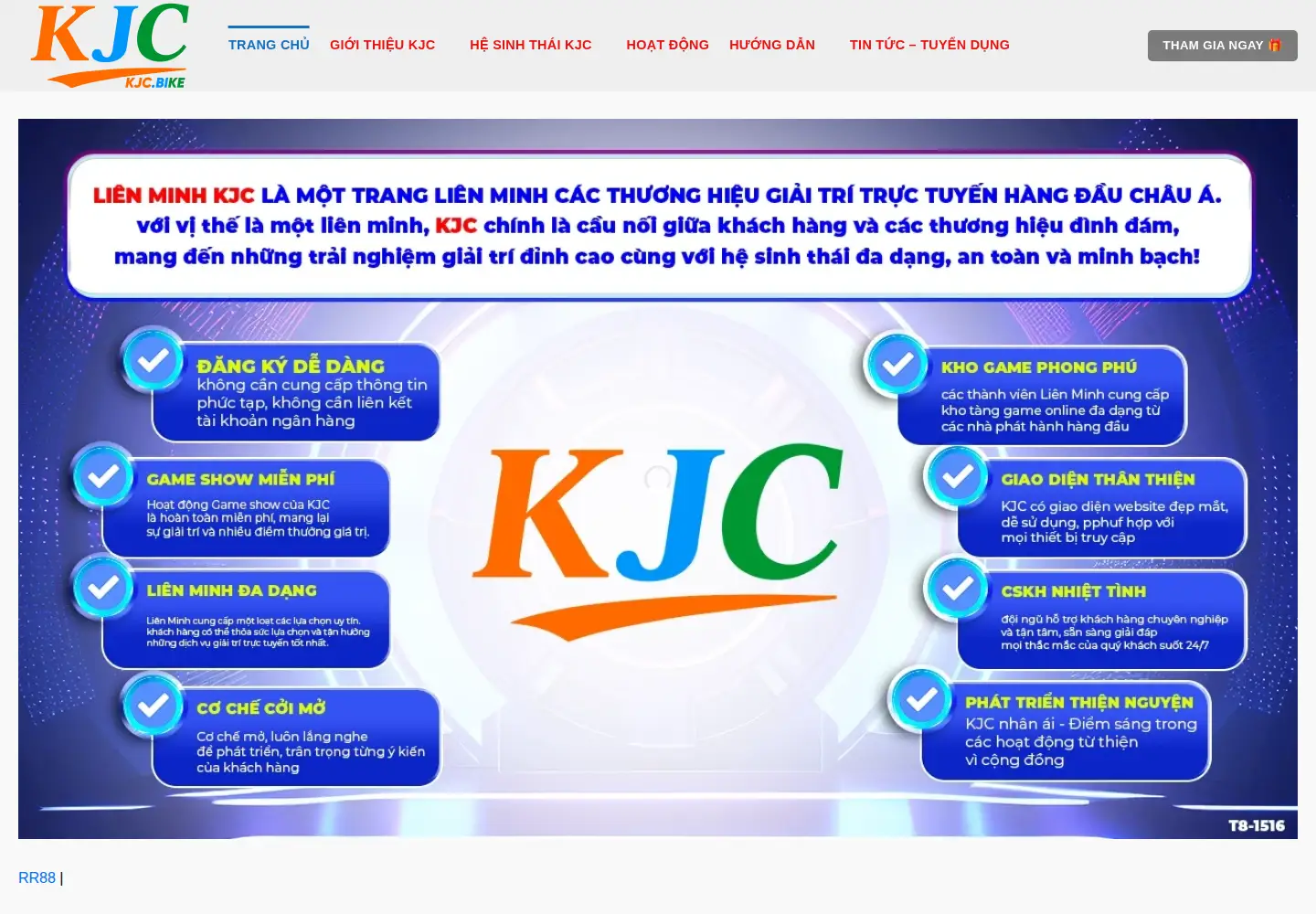 Screenshot of kjc.bike