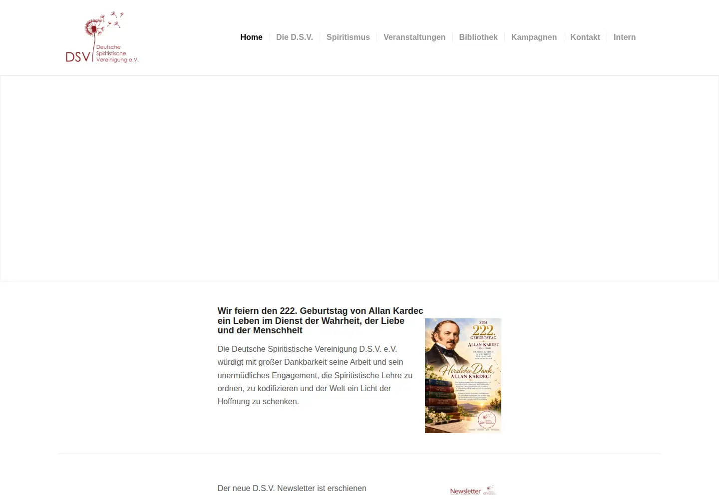 Screenshot of spiritismus-dsv.de