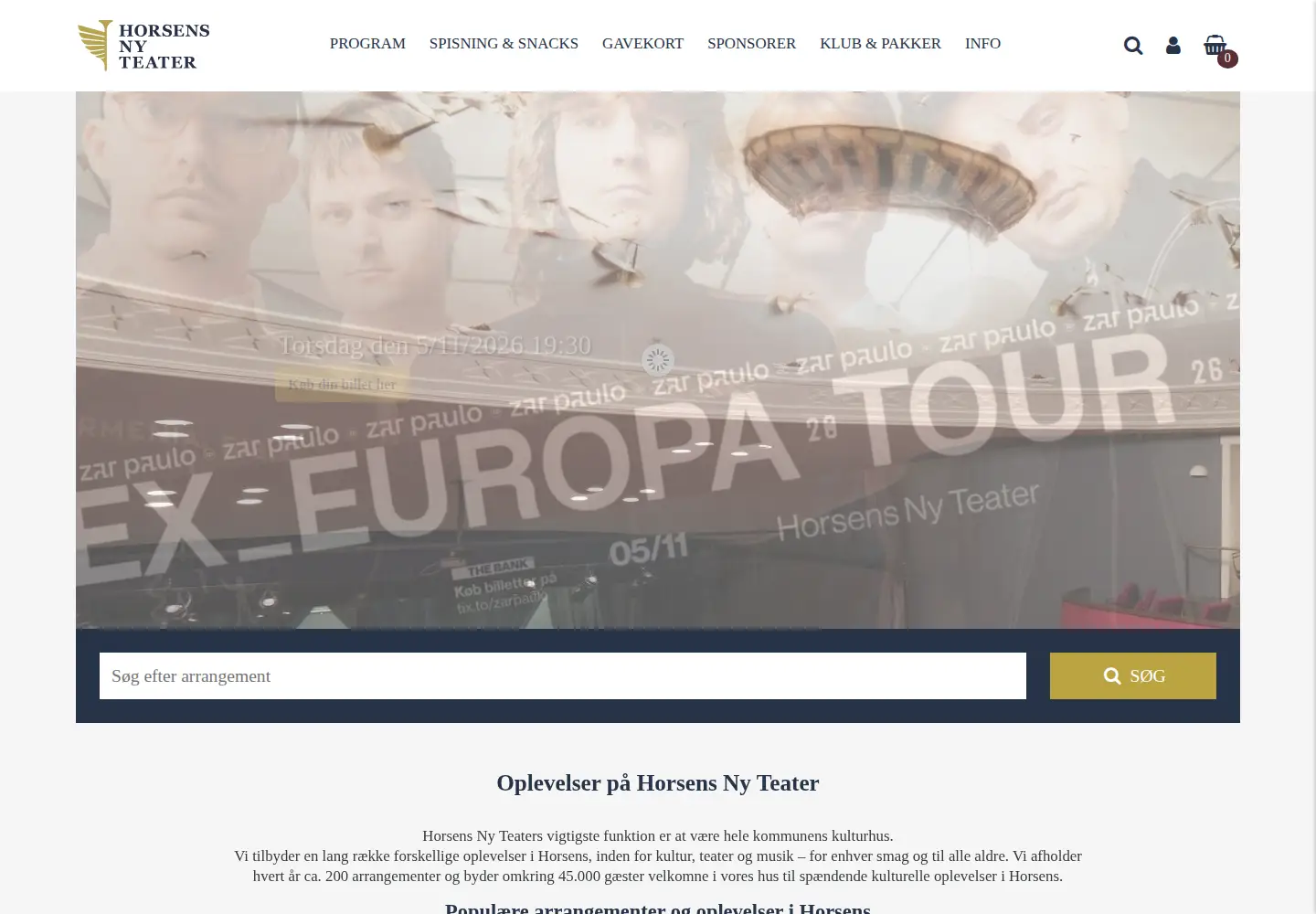 Captured homepage of hnt.dk in the current scan