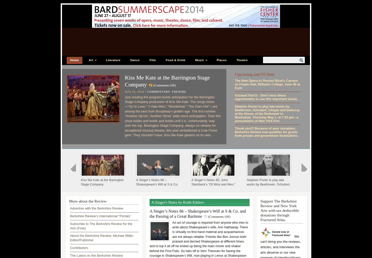 Screenshot of berkshirereview.net