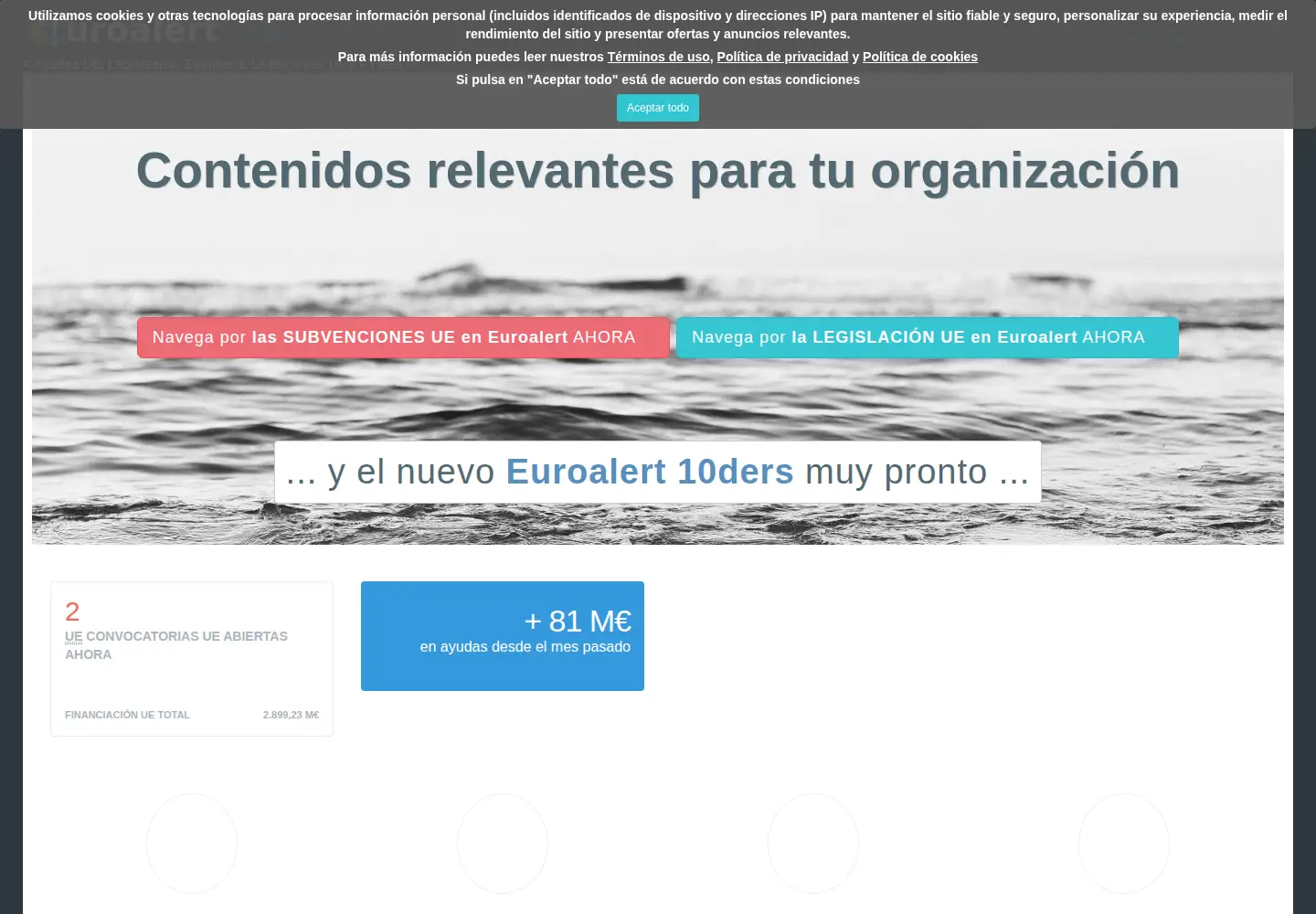 Screenshot of euroalert.net