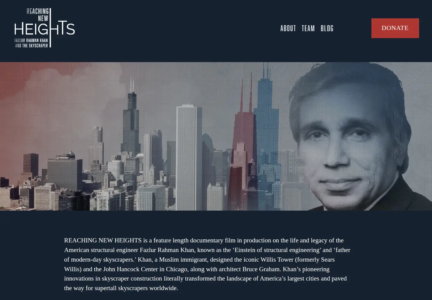 Screenshot of frkdocumentary.com