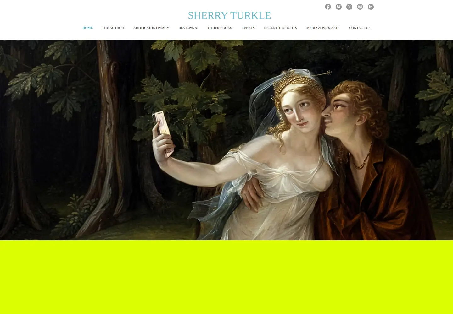 Screenshot of sherryturkle.com