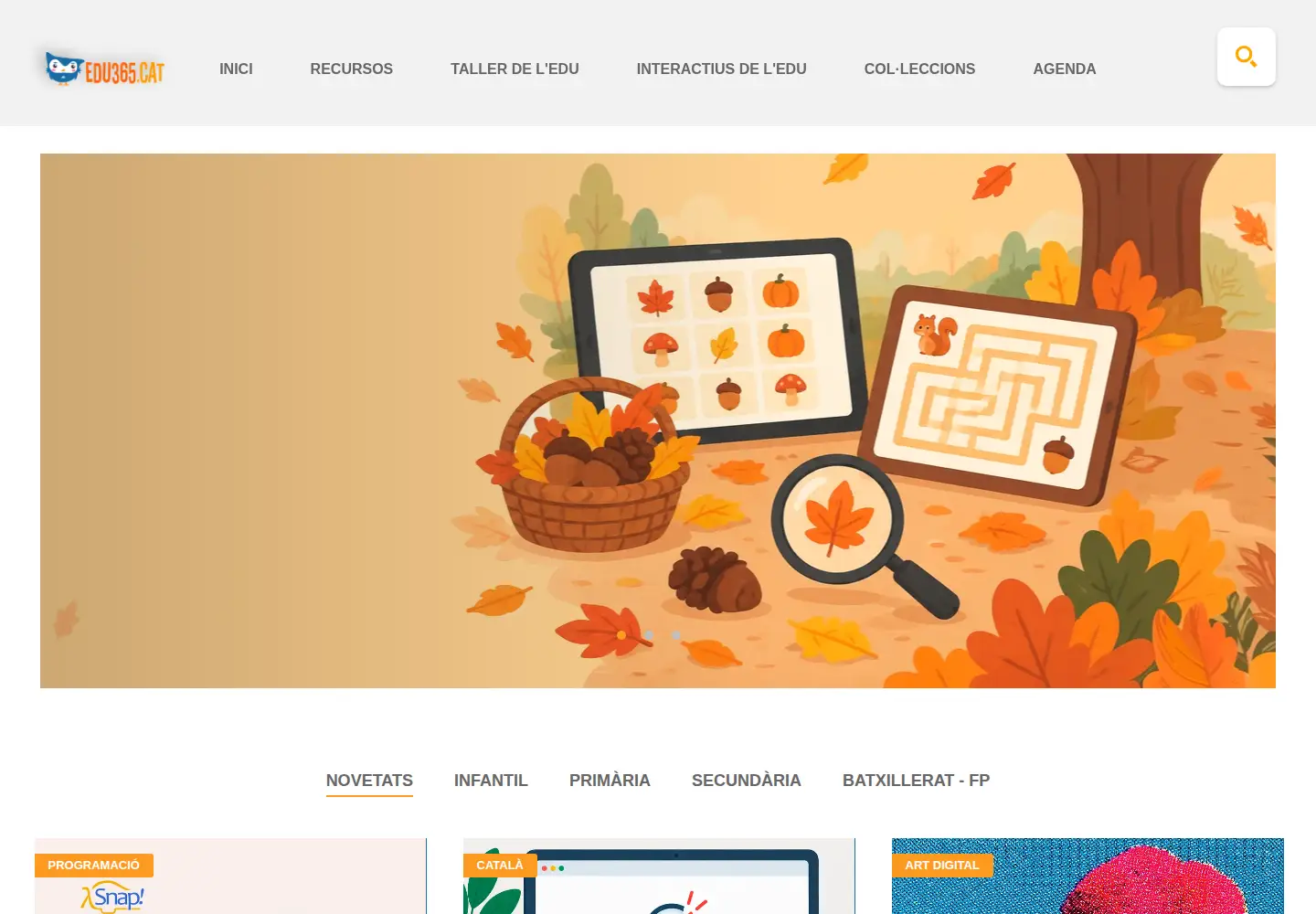 Screenshot of edu365.cat