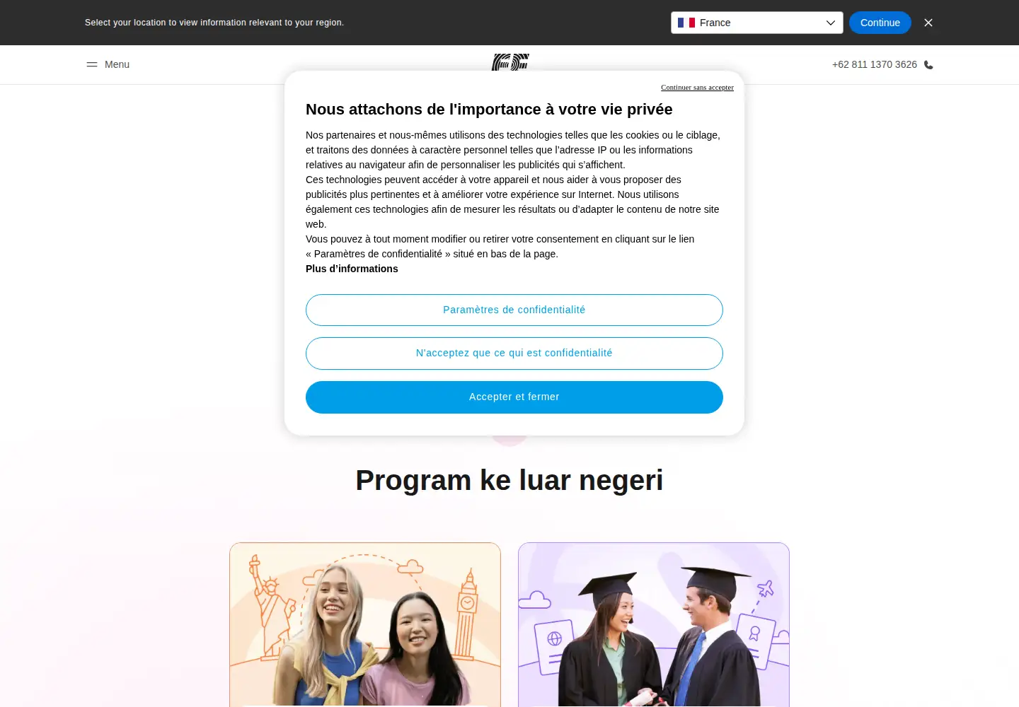 Screenshot of ef.co.id